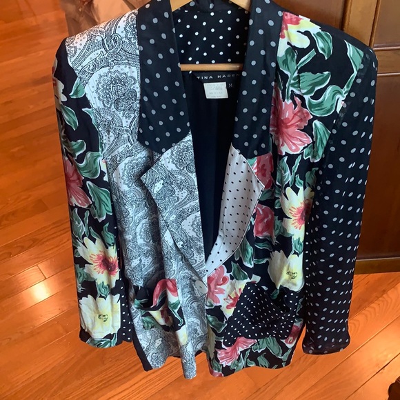 Tina Hagen Multi pattern Blazer - Picture 1 of 5